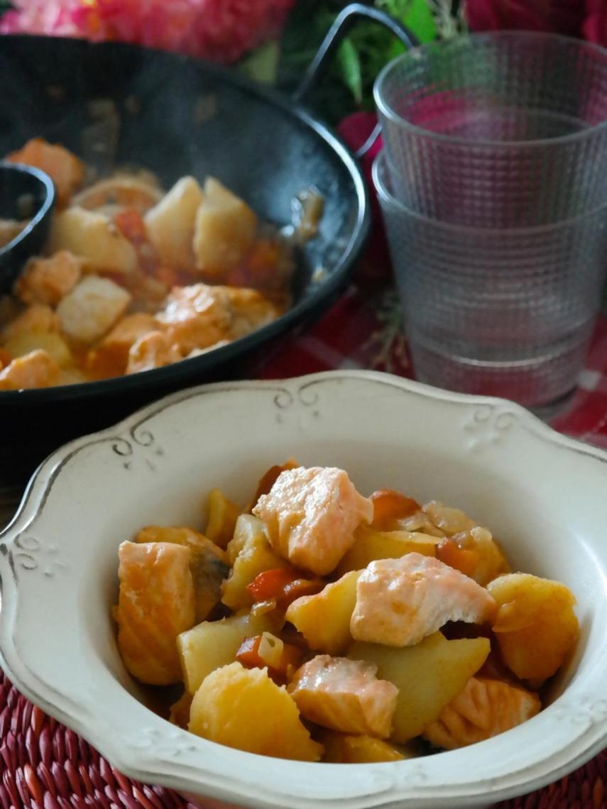 Marmitako de salmón