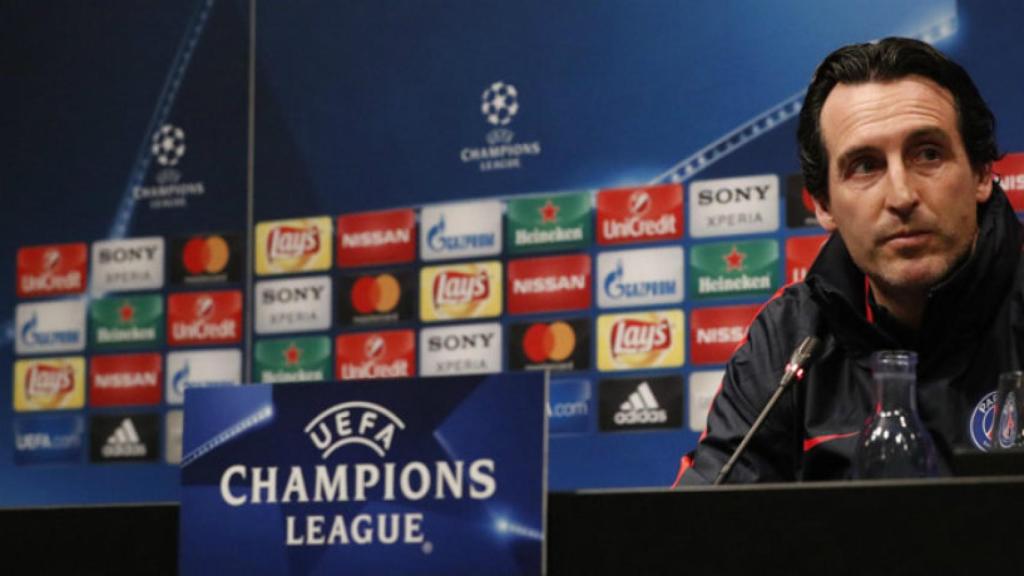 Emery rueda de prensa. Foto: psg.fr