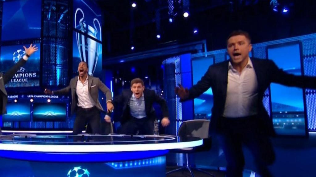 Owen celebra la remontada del Barça