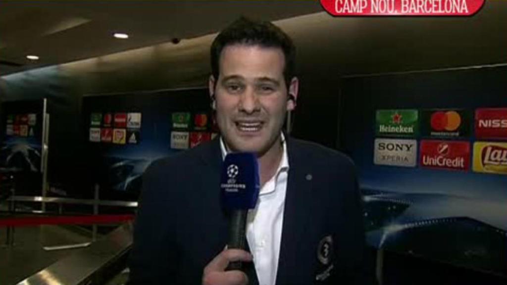 Quim Domènech, en directo desde Barcelona   Foto: Twitter (@elchiringuitotv)