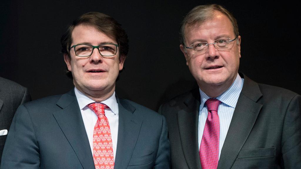 Mañueco y Silván, candidatos a presidir el PP en Castilla y León.
