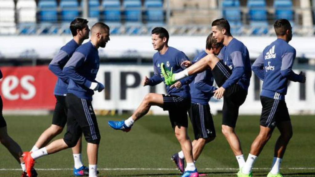 Sesión de entrenamiento antes de viajar a Castellón