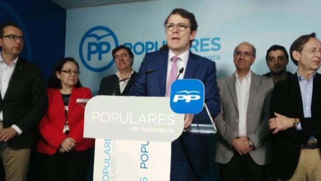 alfonso fernandez manueco pp salamanca candidatura cyl 1