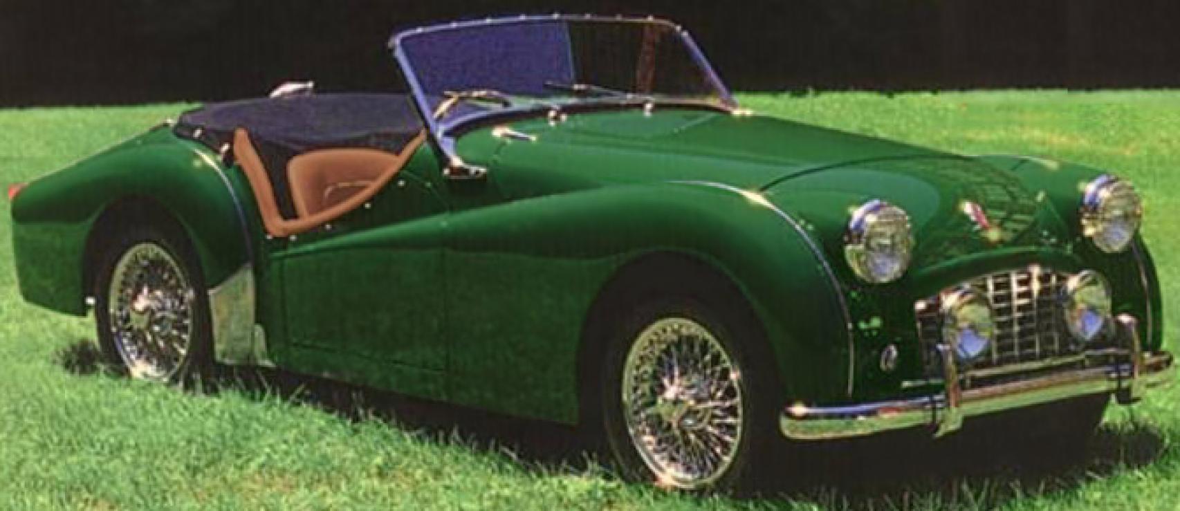 Un Triumph TR3.