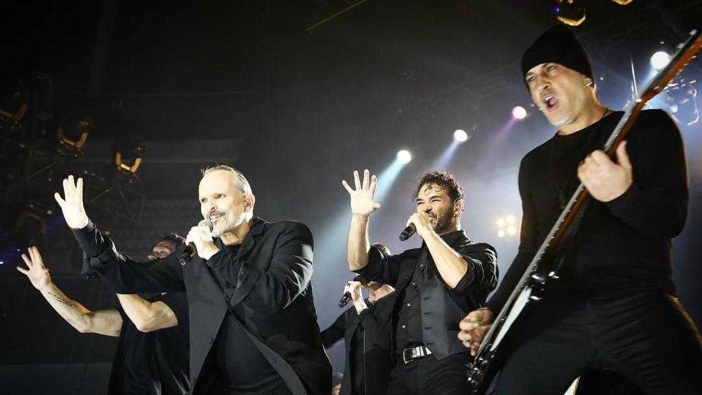 Durante uno de sus conciertos por Latinoamérica.