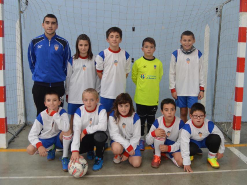 La plantilla del Ilumberri, el equipo de Santi.