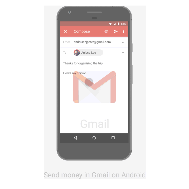 enviar dinero con gmail 2