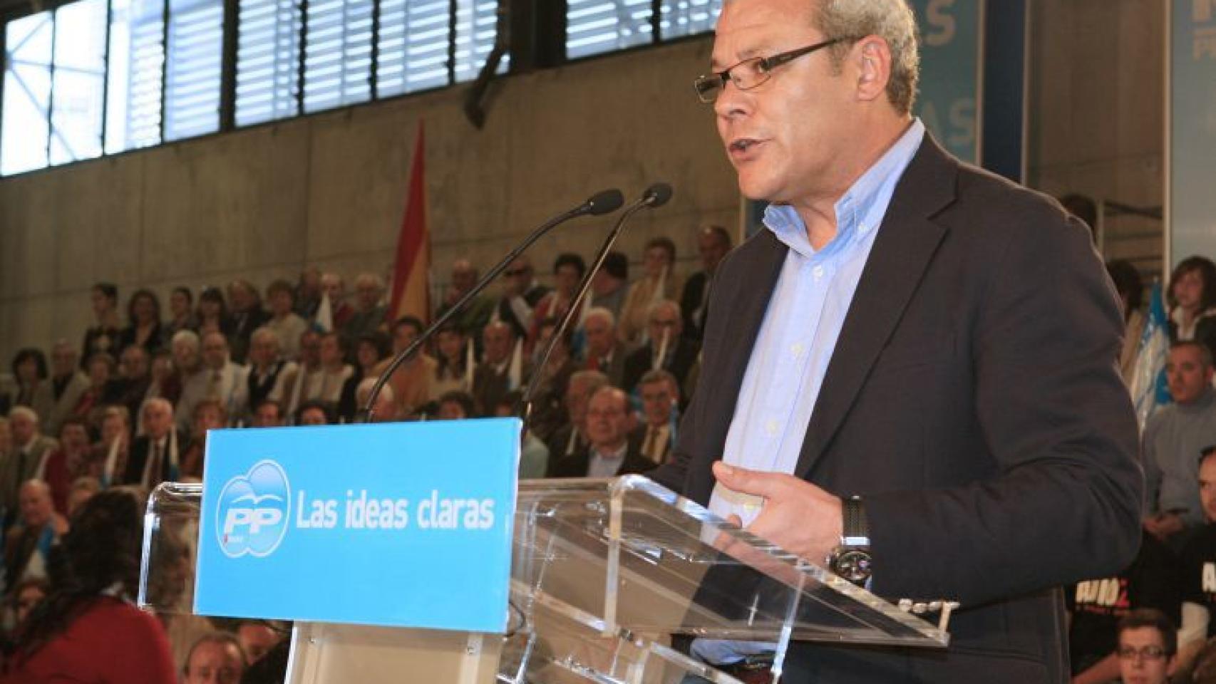 José Miguel Moreno Torres, durante un acto electoral en 2008.