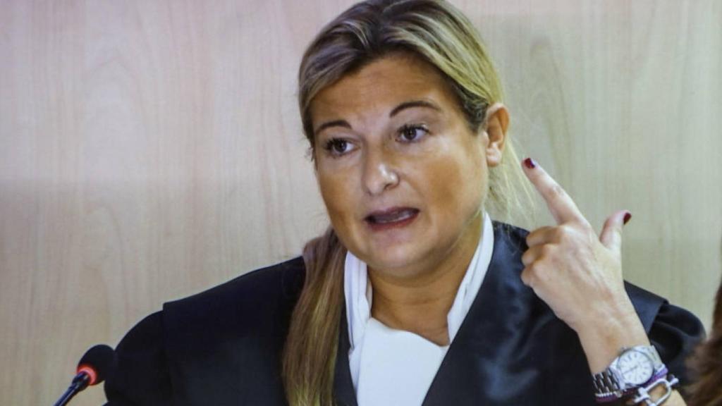 Virginia López-Negrete durante el juicio por el 'caso Nóos'.