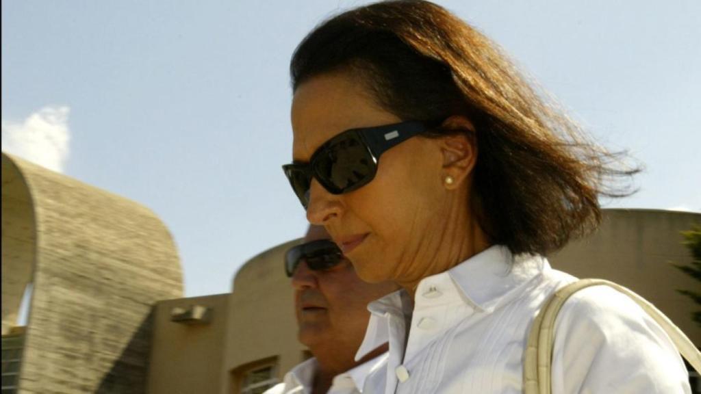 Marta Gayá en el funeral de José Luis de Villalonga en 2007.