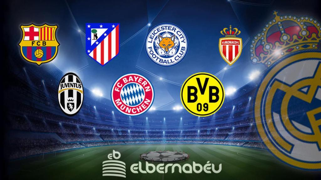 Los posibles rivales del Real Madrid en los Cuartos de la Champions League