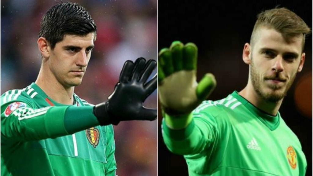 De Gea y Courtois. Fotos chelseafc.com y manutd.com
