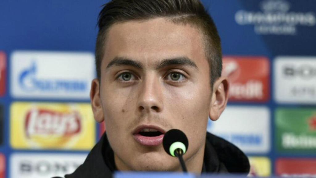 Dybala, en rueda de prensa   Foto: juventus.com