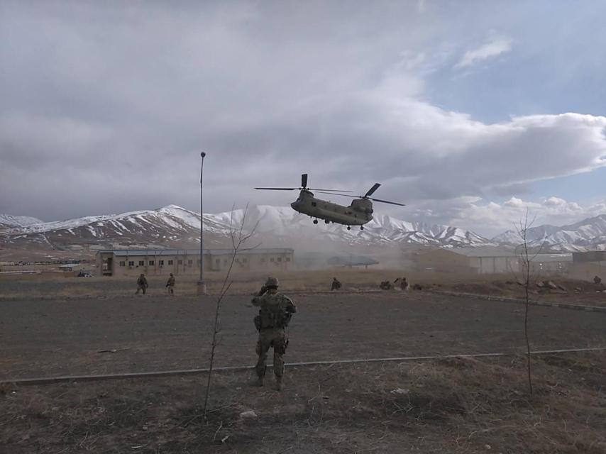 Base militar en la que están desplegados los soldados españoles.