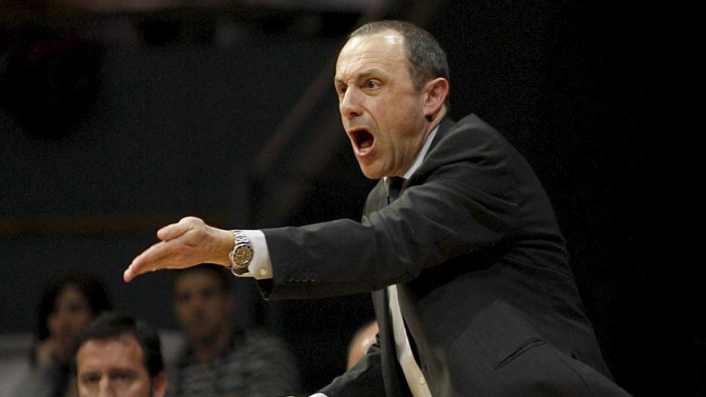 Ettore Messina en su etapa en el Real Madrid.