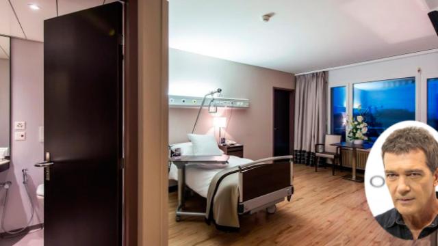 Una de las habitaciones de la clínica de lujo de Antonio Banderas.