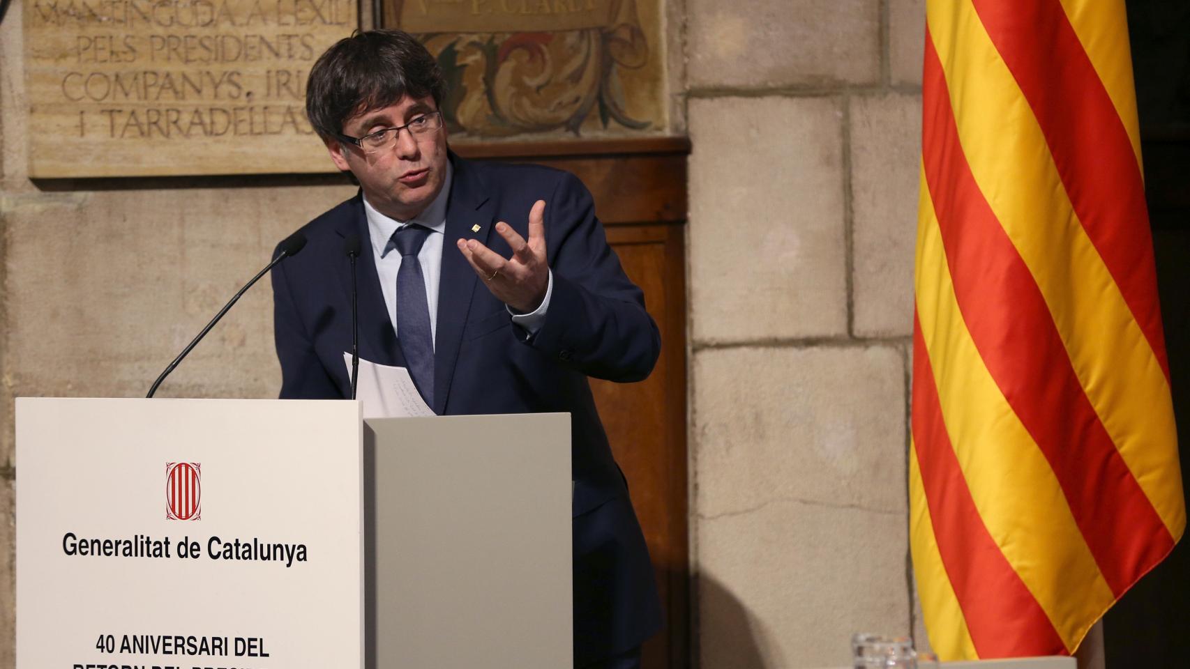 El presidente de la Generalitat, en un acto reciente.