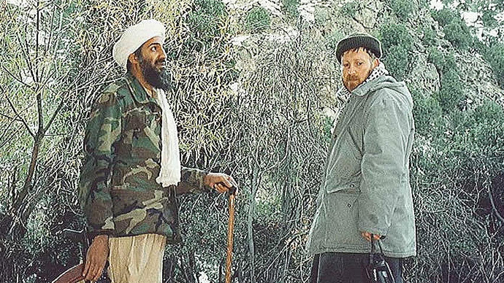 Setmarian junto a Osama Ben Laden.