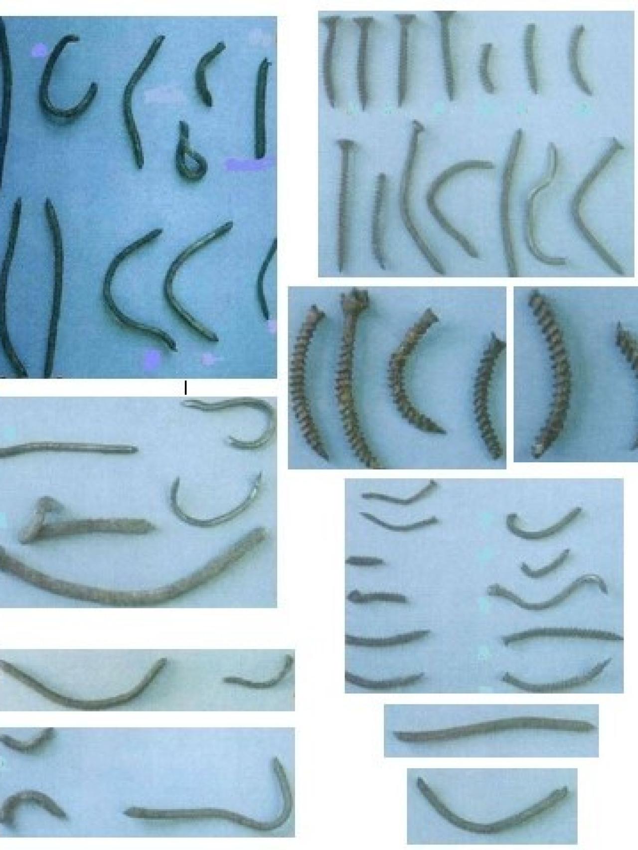 Metralla súbitamente aparecida en diciembre de 2005 desconocida para las cuatro anteriores periciales sobre metralla, en las que sólo se analizó un clavo recogido en Téllez.