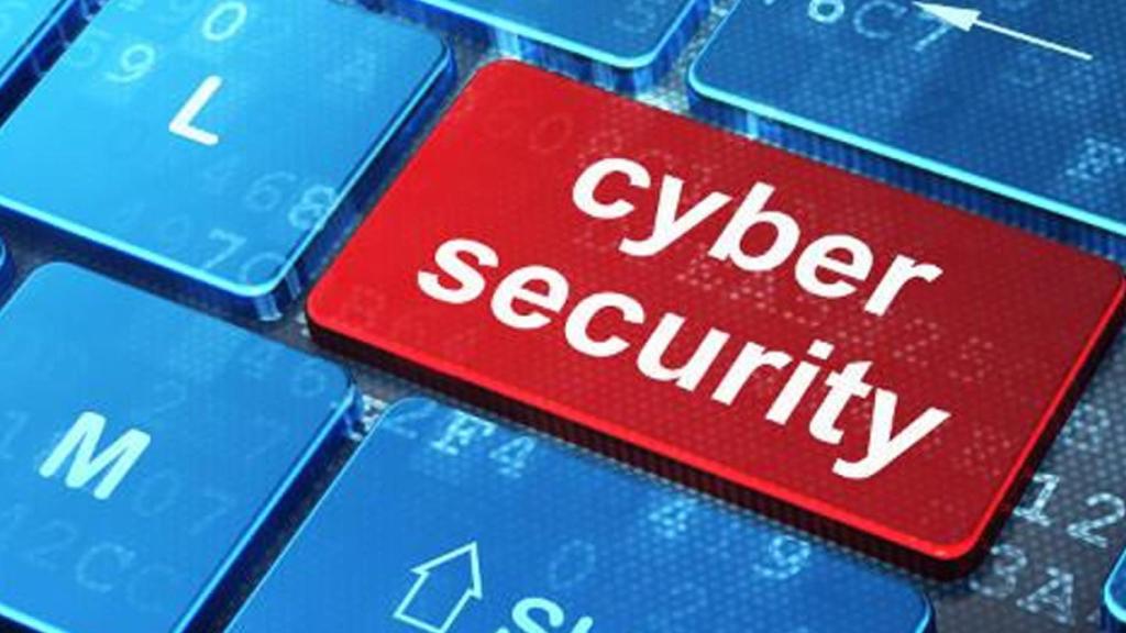 Teclado con botón de alerta de ciberseguridad