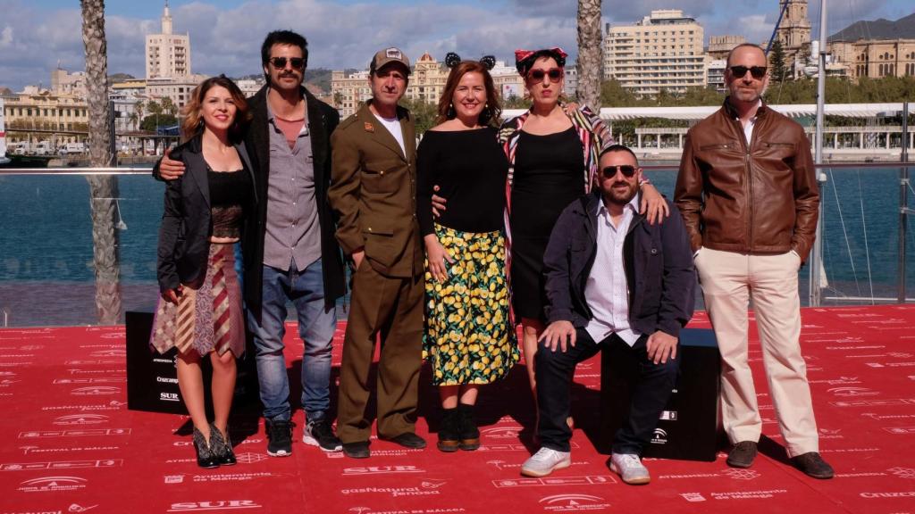 El equipo de El intercambio en Málaga.