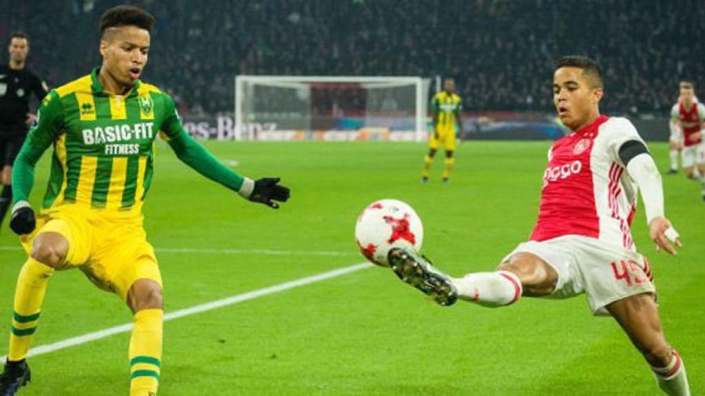 Justin Kluivert, promesa del Ajax, Foto: Twitter: (@justin_kluivert)