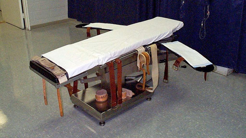 Camilla en la que murió el convicto John Allen Muhammad.