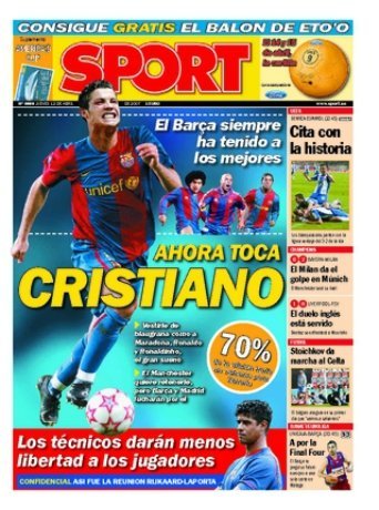 Los ridículos de la prensa catalana con los fichajes: de Cristiano a Isco