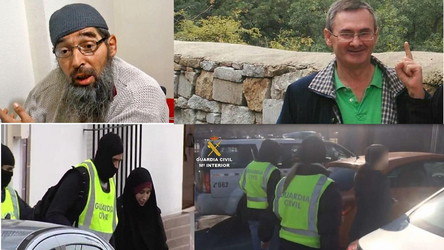 Arriba: Mustafá Maya y Fernández Aceña. Abajo: María Cala Márquez y Ana Marilú Reyna.