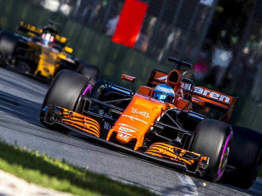Alonso durante el GP de Australia.