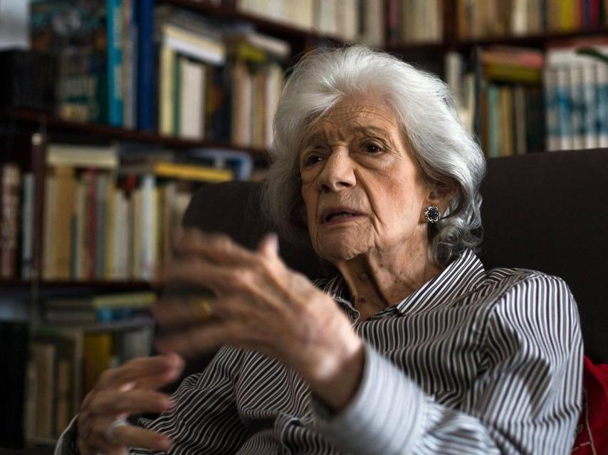 La escritora y académica Ana María Matute, que ha dejado una vacante para su silla K.