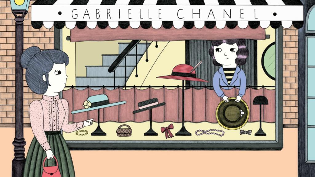 Ilustración de Ana Albero para Pequeña&GRANDE Coco Chanel de Isabel Sánchez Vegara. (Editorial ALBA)