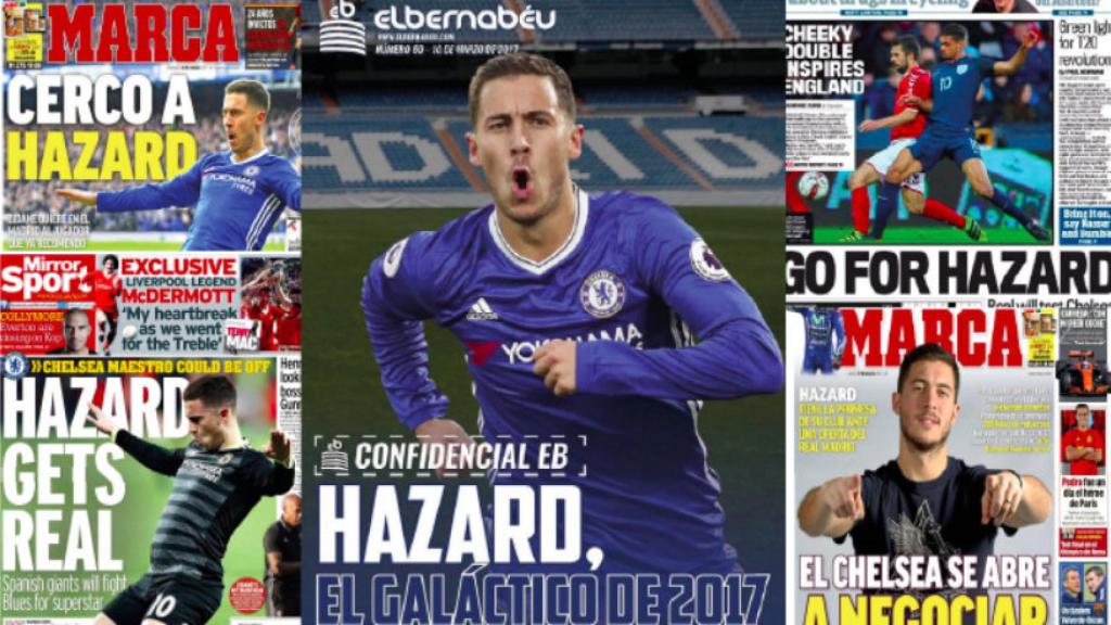 Hazard, protagonista de las portadas