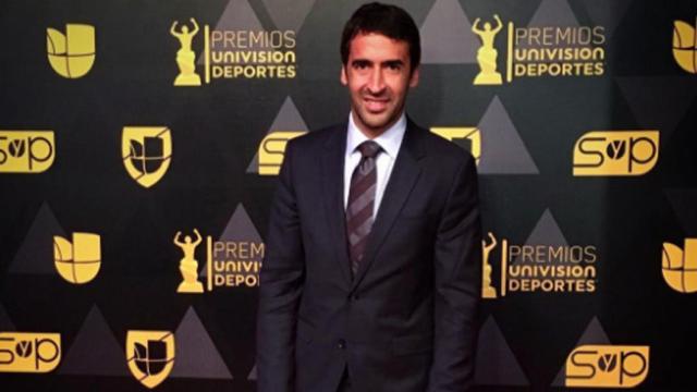 Raul González durante una gala de premios. Foto: Instagram (@raulgonzalez)