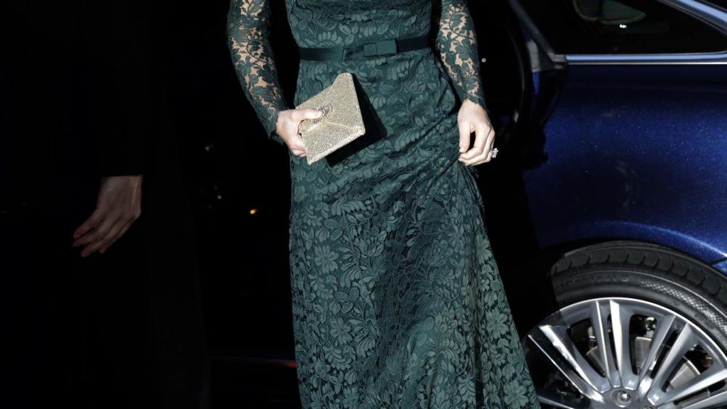 La duquesa de Cambridge, a su llegada a la National Portrait Gallery.