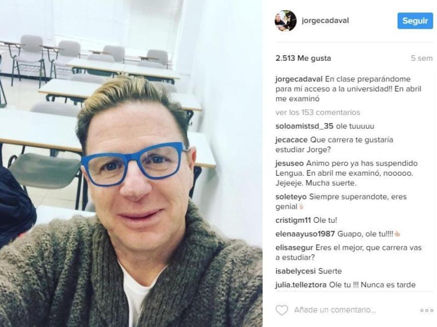 Jorge Cadaval prepara el examen de acceso a la universidad.