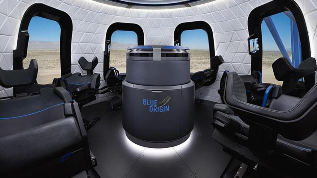 interior blue origin turismo espacial 2