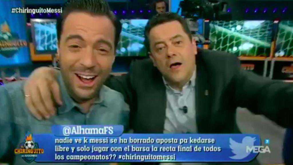 Nacho Puerta y Roncero, en El Chiringuito