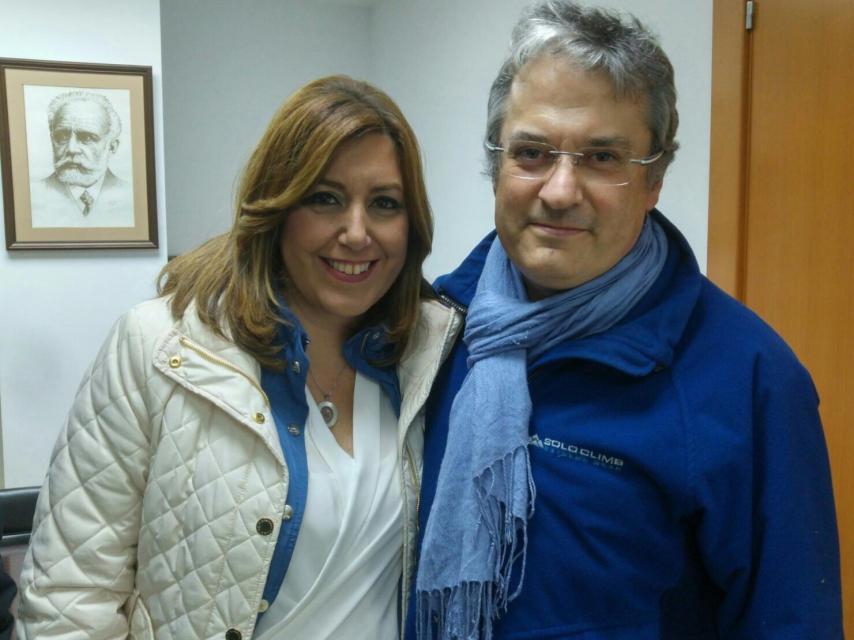 La foto que se hicieron Fernando y Susana Díaz en Salamanca.