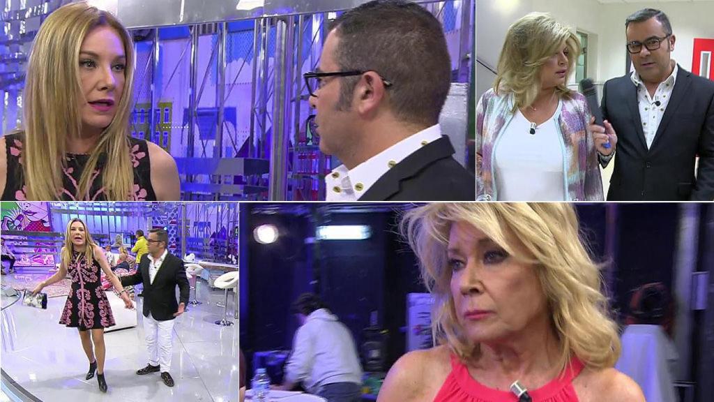Broncón en 'Sálvame': Mila, Belén Rodríguez y Terelu abandonan el plató