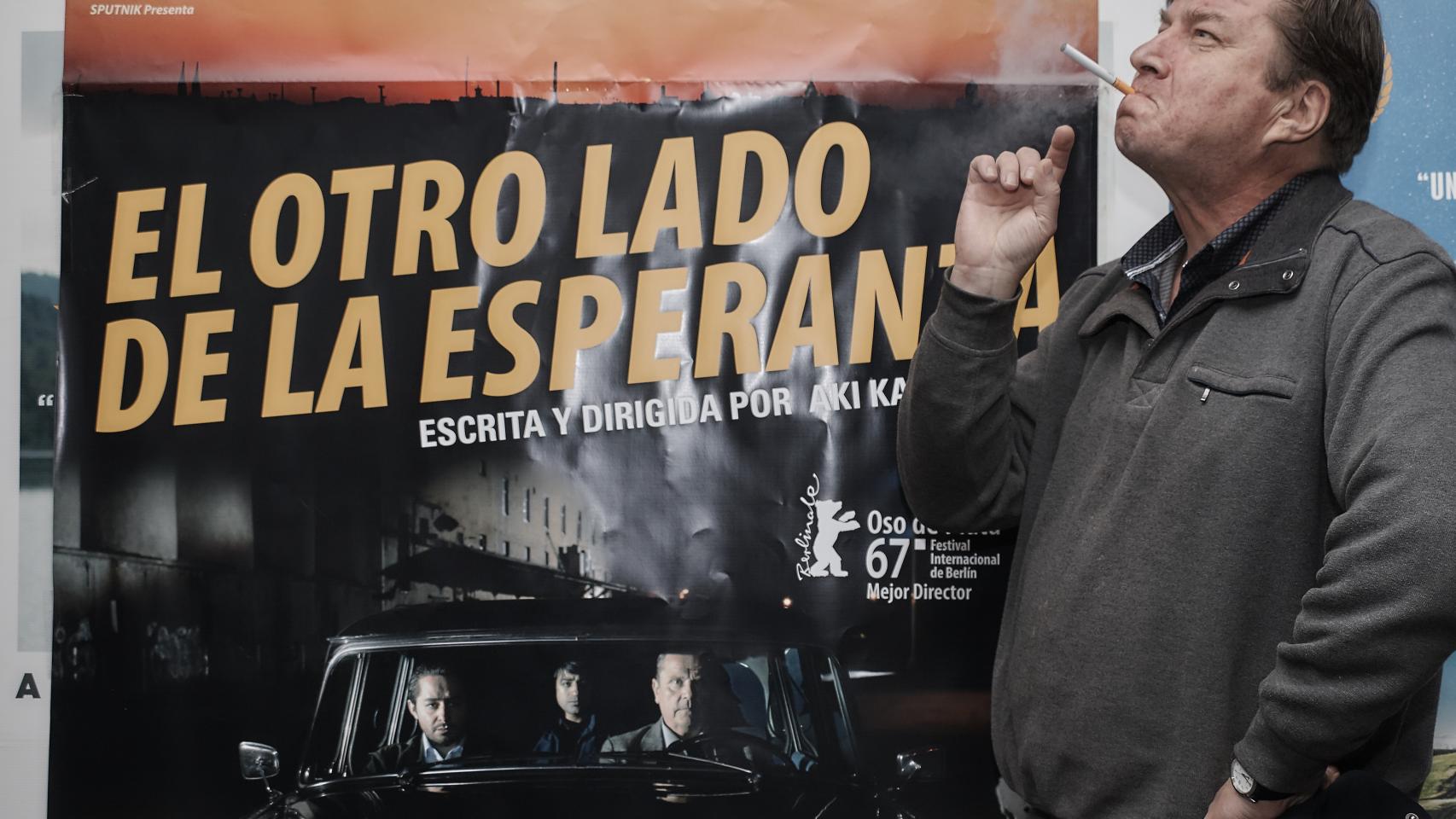 Aki Kaurismaki presentó la película en Vigo.