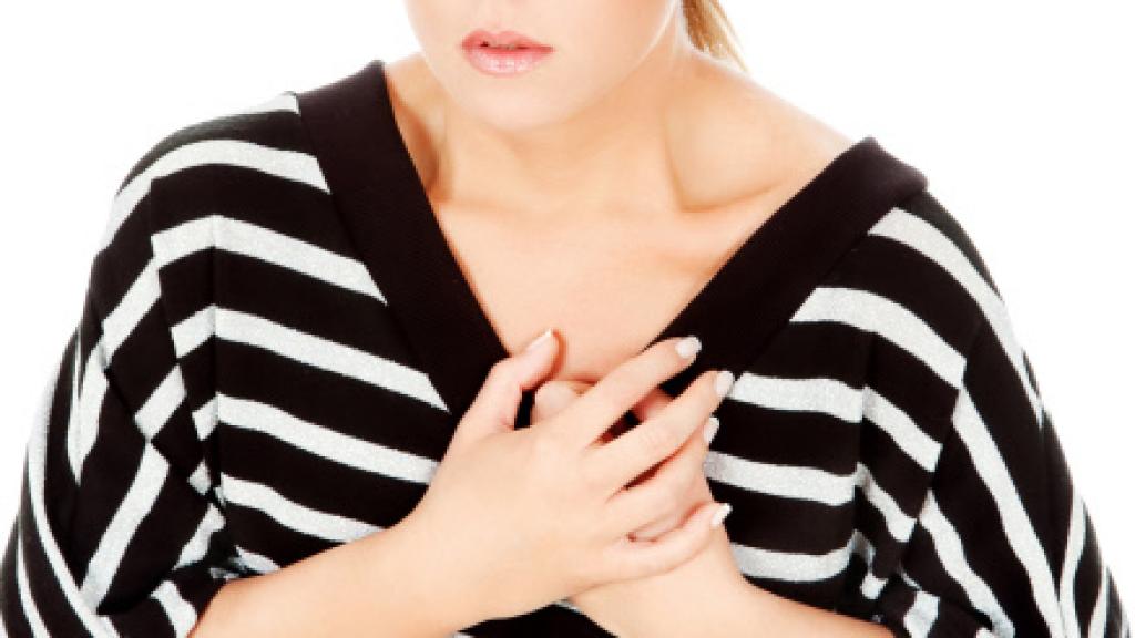 A la mujer le faltaba el aire