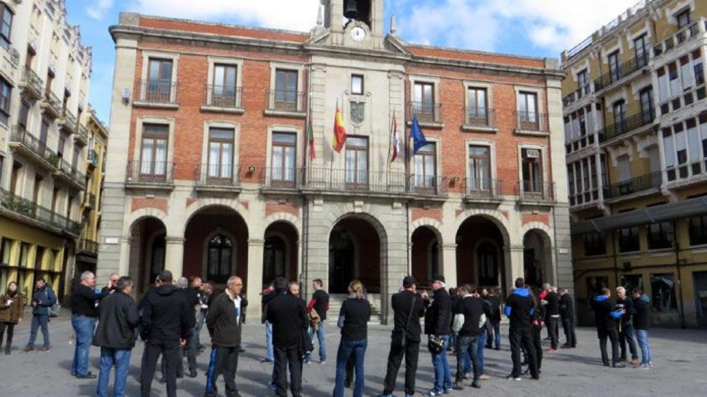 zamora policia municipal protesta