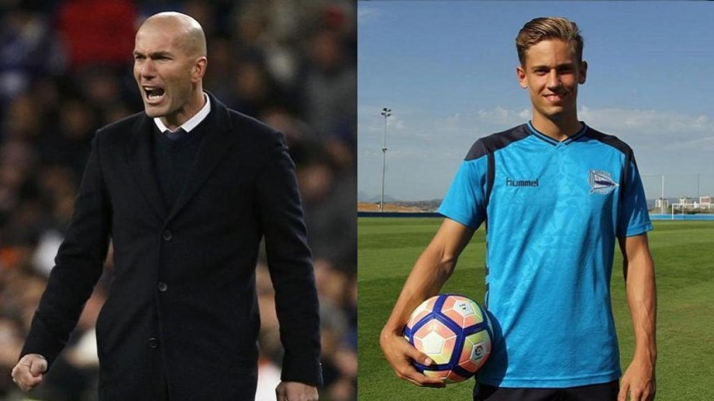 Zidane y Marcos Llorente
