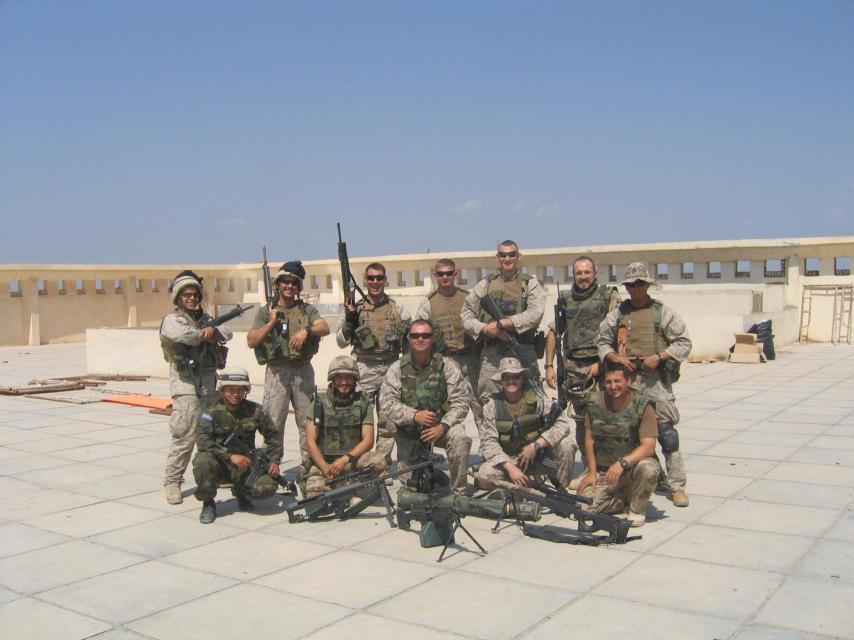 El equipo del tejado.