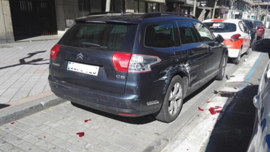 golpe coche aparcado accidente valladolid sucesos 1