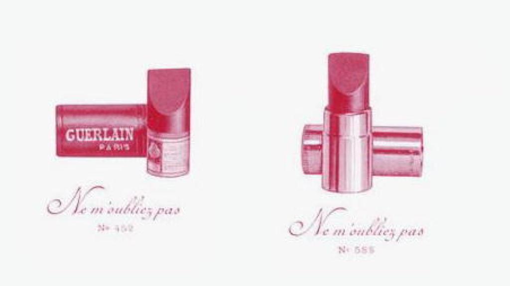 Imagen de la primera barra de labios oficial de la historia. | Foto: cortesía de Guerlain.