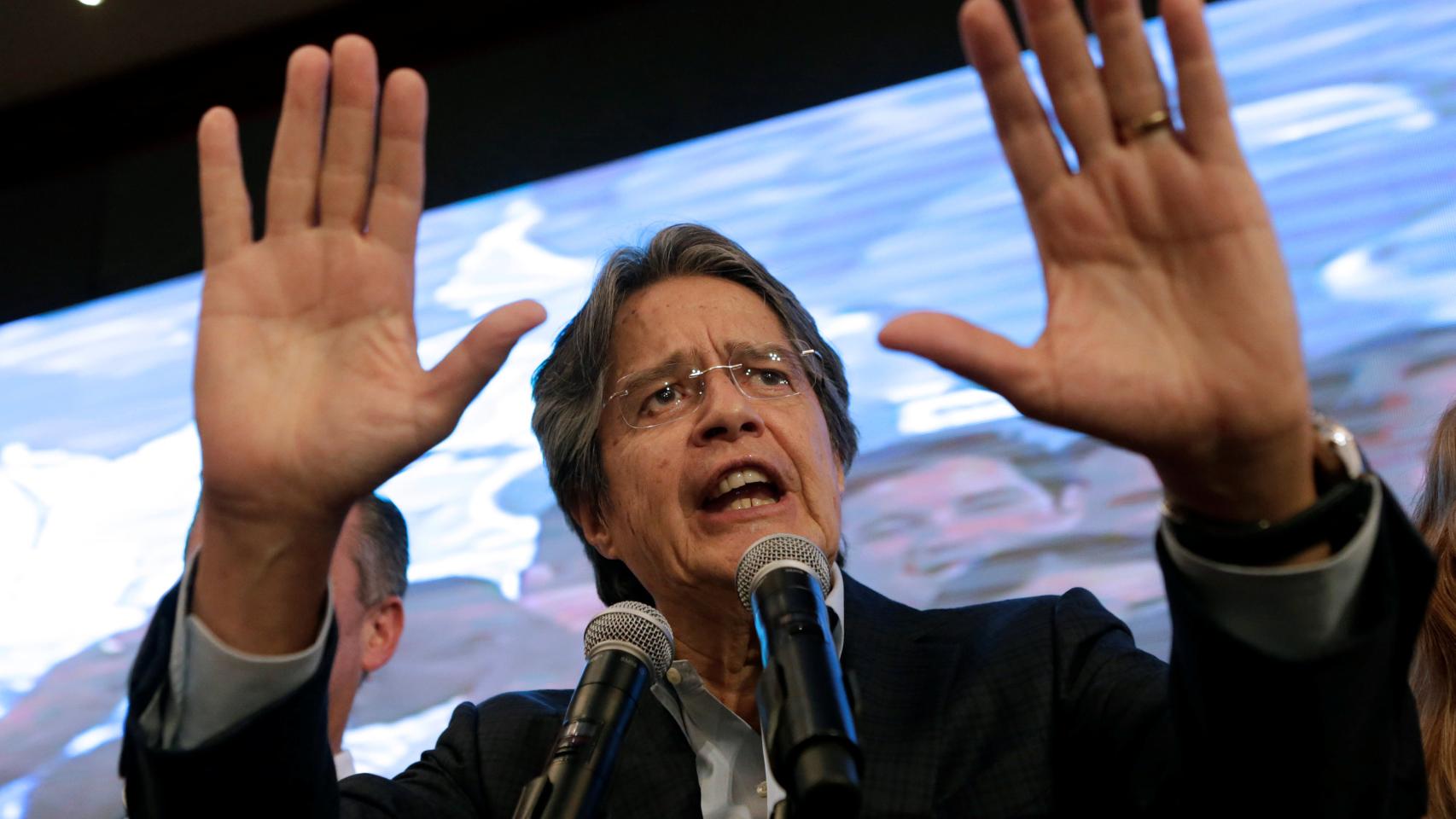 Guillermo Lasso, el líder del movimiento CREO.