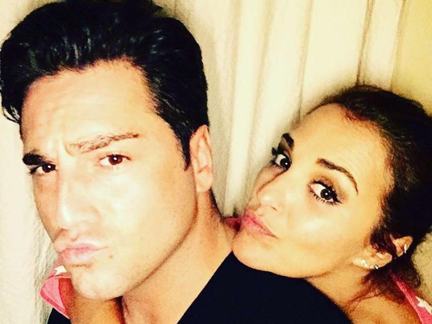 El cantante y la actriz cuando estaban juntos.