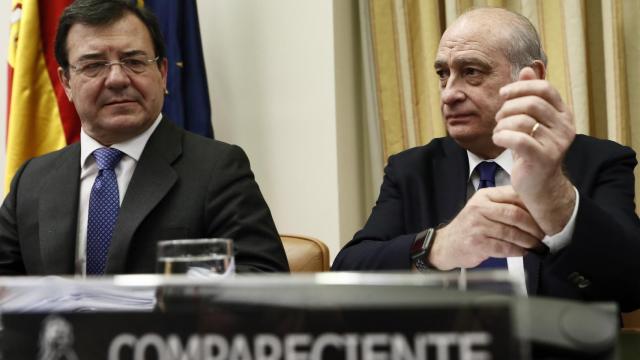 Fernández Díaz, durante su comparecencia.